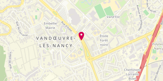 Plan de Brune, Centre Commercial Les Nations Boulevard de l'Europe, 54500 Vandœuvre-lès-Nancy