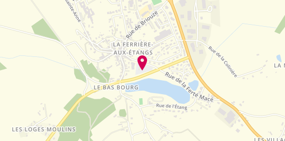 Plan de Mag créa'Tif, 6 Place Buron
Rue de la Ferté Macé, 61450 La Ferrière-aux-Étangs