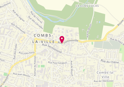 Plan de Nuance & Reflet, 33 Rue Sommeville, 77380 Combs-la-Ville