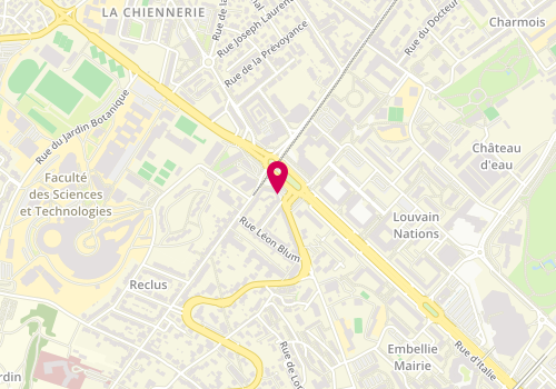 Plan de L'Atelier du Barbier, 159 avenue du Général Leclerc, 54000 Vandœuvre-lès-Nancy