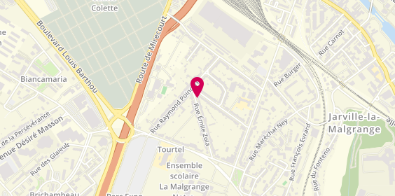 Plan de Success Coiffure, 6 Rue Emile Zola, 54500 Vandœuvre-lès-Nancy