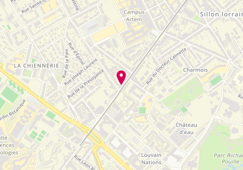 Plan de Urban Baber, 306 avenue du Général Leclerc, 54000 Nancy