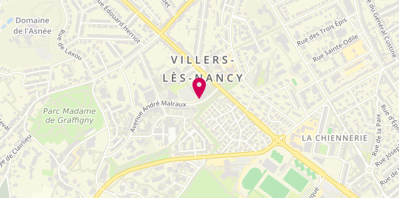 Plan de Entrée des Loges, Centre Commercial Plein Centre
120 avenue André Malraux, 54600 Villers-lès-Nancy