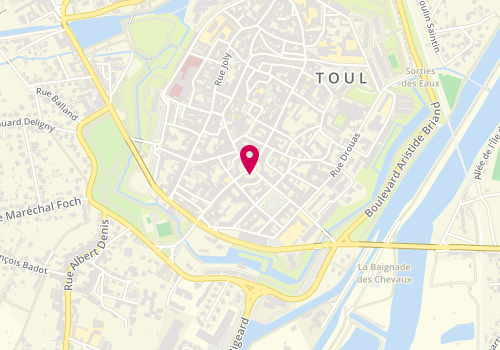 Plan de Sylvie Coiffure - Toul, 13 place des 3 Évéchés, 54200 Toul