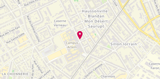 Plan de Pouxtchou, 143 Rue Sergent Blandan, 54000 Nancy