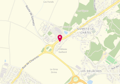 Plan de Coiffure Expression, 129 Route de Chartres, 91940 Gometz-le-Châtel