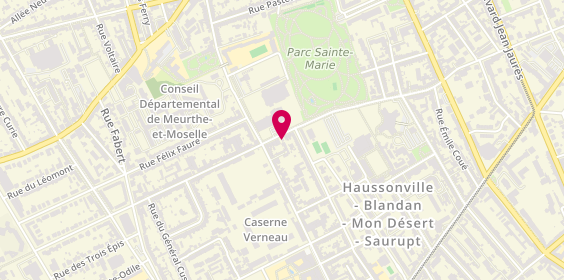 Plan de RIEL Coiffure, 49 avenue du Maréchal Juin, 54000 Nancy
