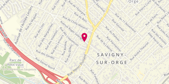 Plan de Cutz & Barber Story - Savigny-sur-Orge, 87 avenue Roger Salengro, 91600 Savigny-sur-Orge