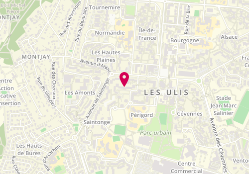 Plan de Coif Eux, 8 Résidence Les Avelines, 91940 Les Ulis