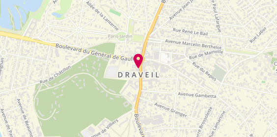 Plan de Jean Louis David - Coiffeur Draveil, 99 Bis Boulevard Henri Barbusse, 91210 Draveil