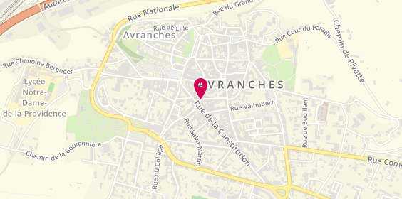Plan de Tchip Coiffure, 2 Rue Saint Pierre, 50300 Avranches