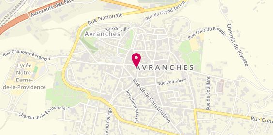 Plan de Franck Provost - Coiffeur Avranches, 8 Rue du Pot d'Étain, 50300 Avranches
