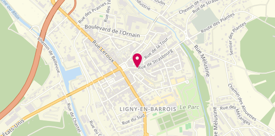 Plan de BAUDIN Sophie, 10 Rue de Strasbourg, 55500 Ligny-en-Barrois