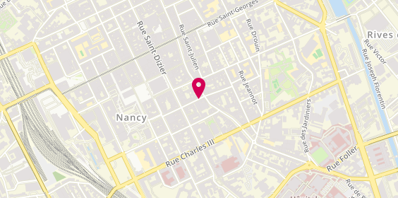 Plan de Top Coiffure, 26 Rue des Soeurs Macarons, 54000 Nancy