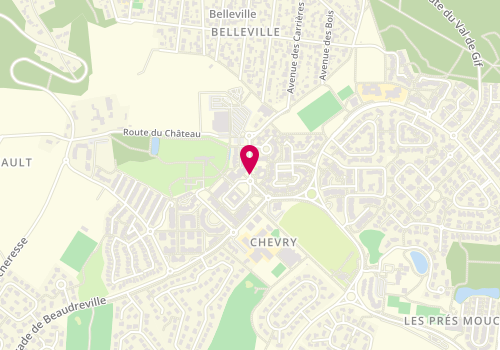 Plan de Idea Line Coiffure, 5 Place de Chevry, 91190 Gif-sur-Yvette