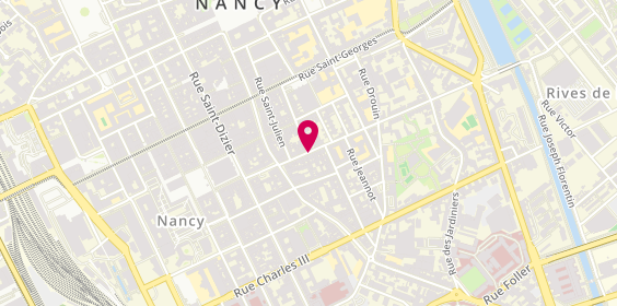 Plan de De Bouche à Oreille, 20 Rue des Tiercelins, 54000 Nancy