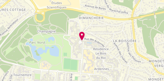 Plan de As de coup', Centre Commercial 
Résidence la Treille, 91940 Les Ulis