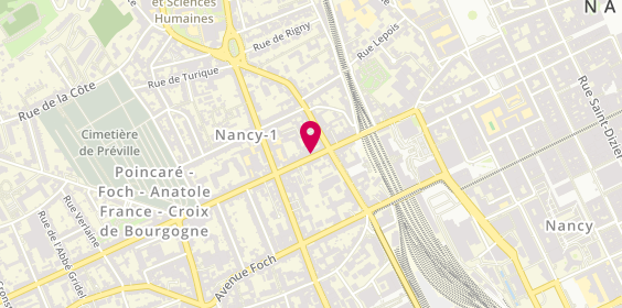Plan de Popeye - The Barber, 34 Rue Raymond Poincaré, 54000 Nancy