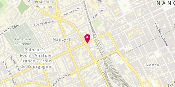 Plan de Saint Algue, 27 Rue Raymond Poincaré, 54000 Nancy
