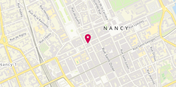 Plan de Salon Belair, 39 Rue Stanislas, 54000 Nancy
