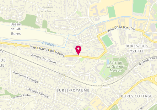 Plan de Intermède, 88 Rue Charles de Gaulle, 91440 Bures-sur-Yvette