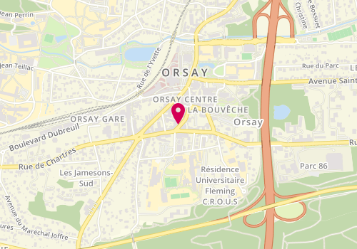 Plan de DESSANGE - Coiffeur Orsay, 31 Rue de Paris, 91400 Orsay