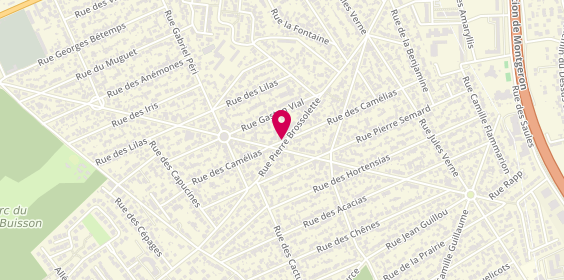 Plan de Agnés Coiffure, 31 Bis Rue des Camélias, 91270 Vigneux-sur-Seine
