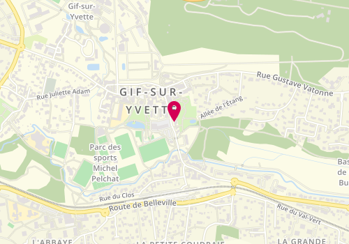 Plan de Ejc Coiffure, 14 Rue Alphonse Pécard, 91190 Gif-sur-Yvette
