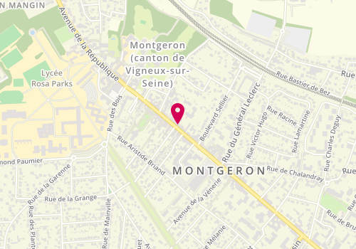 Plan de CONCEPT COIFFURE Montgeron, 81 avenue de la République, 91230 Montgeron