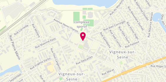 Plan de Le Binks Barbershop, 3 place du 14 Juillet, 91270 Vigneux-sur-Seine