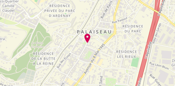 Plan de Acajou Coiff, 121 Rue de Paris, 91120 Palaiseau