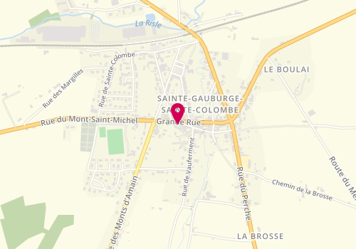 Plan de L'Hair Marine, 14 Grande Rue, 61370 Sainte-Gauburge-Sainte-Colombe
