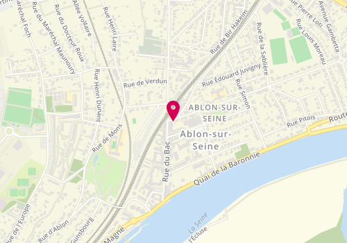 Plan de Extrem Coiff, 2 Rue du Maréchal Foch, 94480 Ablon-sur-Seine