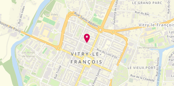 Plan de Vitry'coiff, 48 Rue de la Tour, 51300 Vitry-le-François