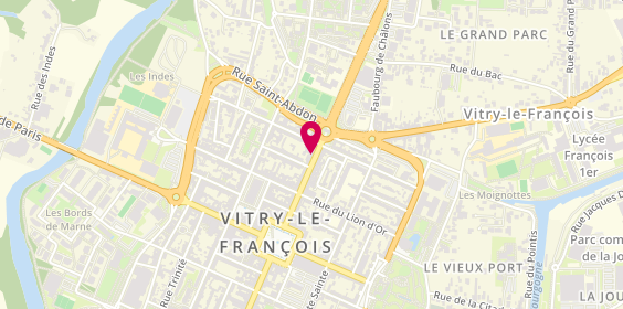 Plan de Intermède, 35 grande Rue de Vaux, 51300 Vitry-le-François