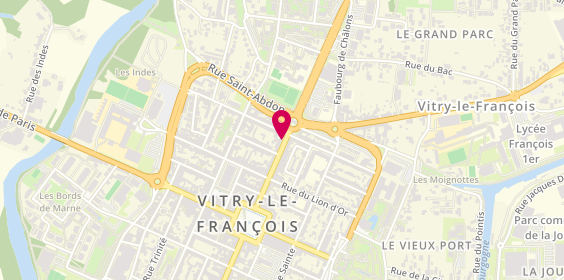 Plan de Icoif, 39 Gd Rue de Vaux, 51300 Vitry-le-François