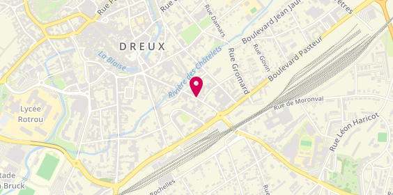 Plan de Nass' Coiffure, 41 Rue Saint-Denis, 28100 Dreux