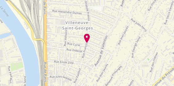 Plan de Coiff 36, 36 Rue Francis Martin, 94190 Villeneuve-Saint-Georges