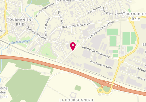 Plan de Jean Louis David, 27 Rue de la Liberation, 77220 Tournan-en-Brie