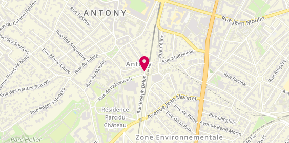 Plan de Franck Provost, 19/2 Rue Rue Auguste Mounié, 92160 Antony