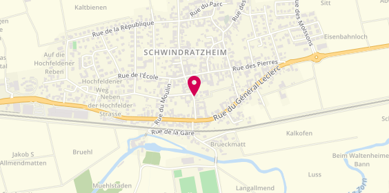 Plan de ARNAUD Catherine, 5 Rue de la Zorn, 67270 Schwindratzheim