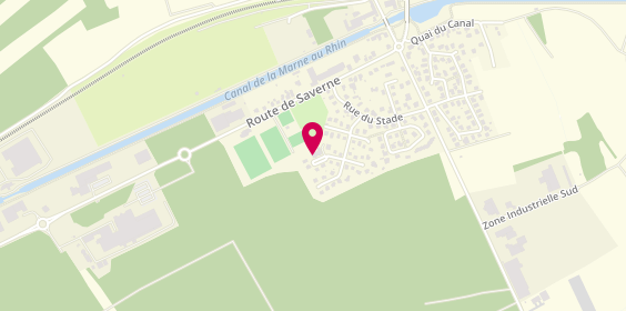 Plan de Mf Morgane Coiffure, 6A Rue des Hirondelles, 67790 Steinbourg