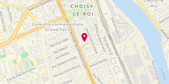 Plan de DOLLIN Cynthia, 28 Rue Paul Carle, 94600 Choisy-le-Roi