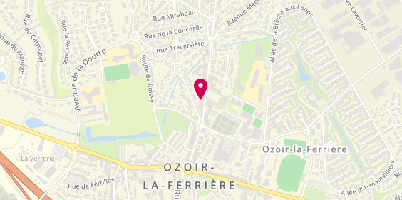 Plan de P C Coiffure, 13 Avenue du Général Leclerc, 77330 Ozoir-la-Ferrière