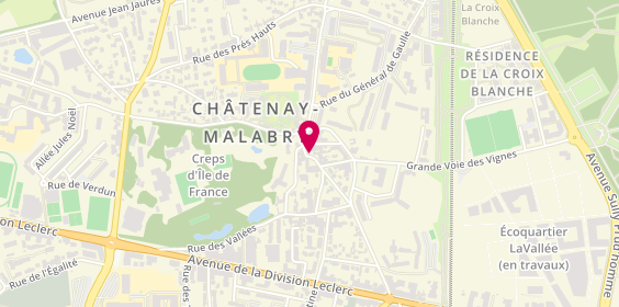 Plan de Salon Cindy, 13 Bis place de l'Église, 92290 Châtenay-Malabry