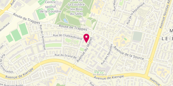 Plan de Salon D.GILIBERTI, 31 avenue du Manet, 78180 Montigny-le-Bretonneux