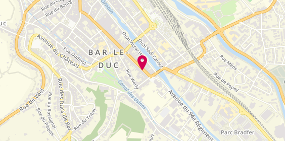 Plan de Hamza Coiffure, 95 Boulevard la Rochelle, 55000 Bar-le-Duc
