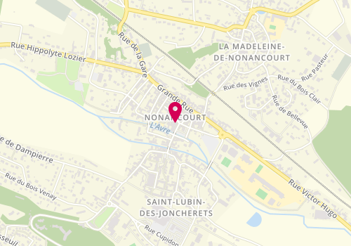 Plan de O'studio Nonancourt, 30 place Aristide Briand, 27320 La Madeleine-de-Nonancourt