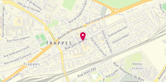 Plan de Herat Coiffure, 19 Rue Jean Jaures, 78190 Trappes