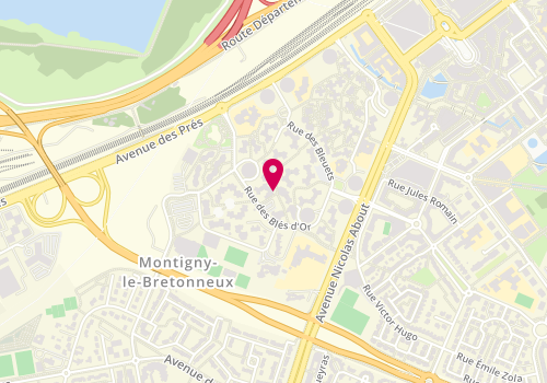 Plan de La Relance, place André Malraux, 78180 Montigny-le-Bretonneux